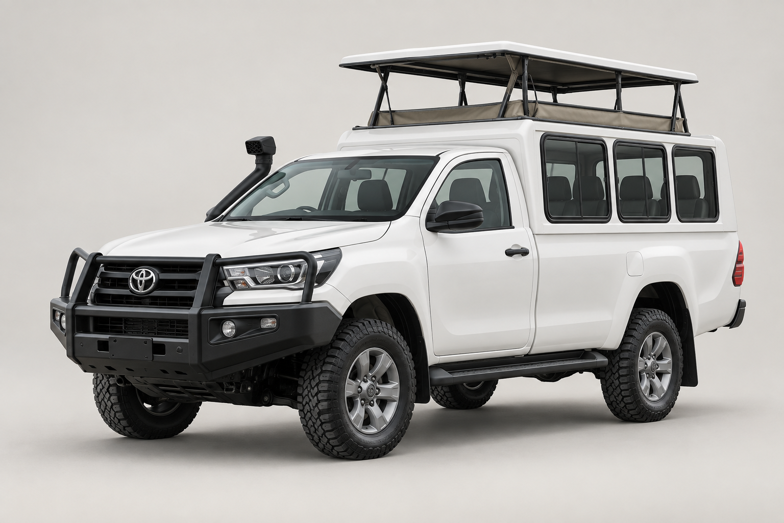 Illustrative Toyota safari vehicle